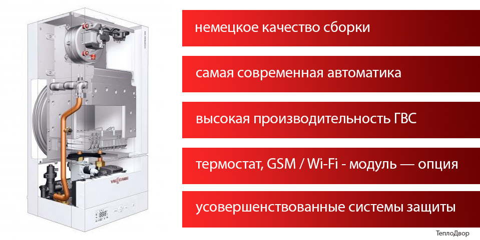 Особенности Viessmann Vitopend 100-W